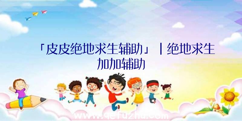 「皮皮绝地求生辅助」|绝地求生加加辅助